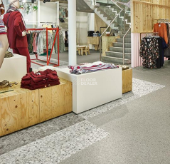 Forbo Allura Material 63486DR7-63486DR5 grey terrazzo фото 2 | FLOORDEALER